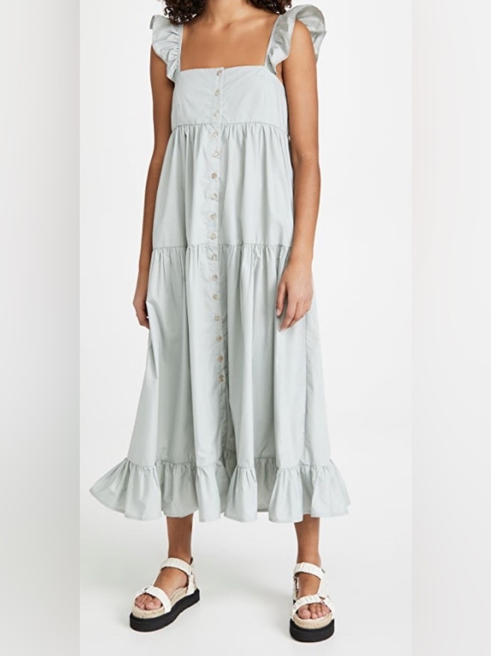 En Saison Tiered Midi Dress